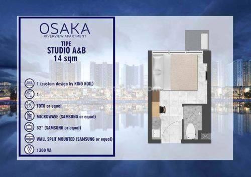 Osaka Riverview Lejlighed Tangerang Eksteriør billede